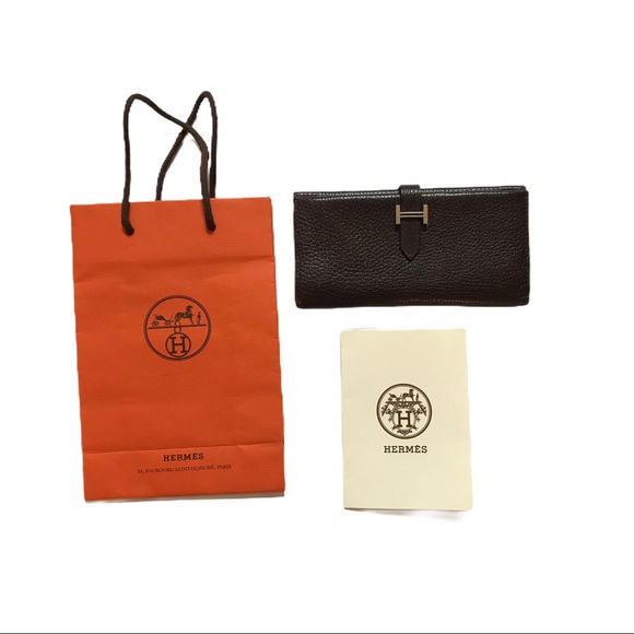 Authentic HERMES Togo Leather Trifold Wallet - Picture 2 of 13